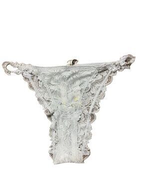 Free People Intimately grey Lace underwear Cheeky XS NWT